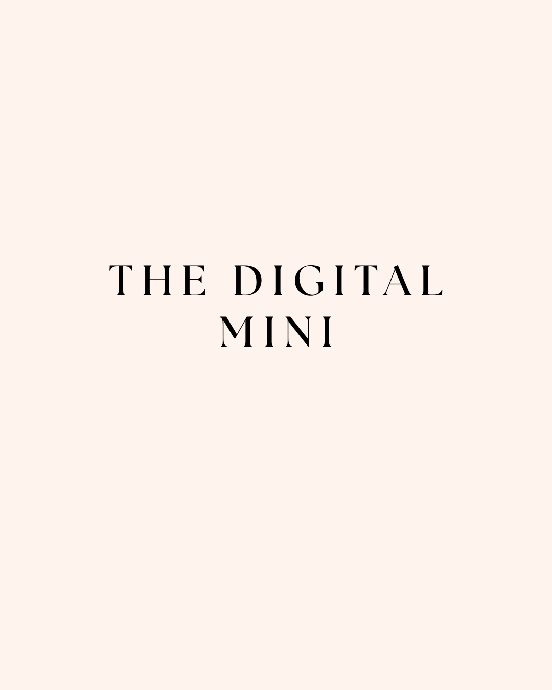 The Digital Mini